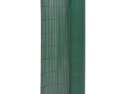 vidaXL kahepoolne piirdeaed 110 x 500 cm, roheline