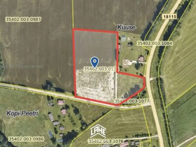 1,8 ha suurune kinnistu, olemas elekter ja ehitusluba!