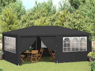 vidaXL professionaalne peotelk külgseintega, 4x6 m, antatsiit 90 g/m²
