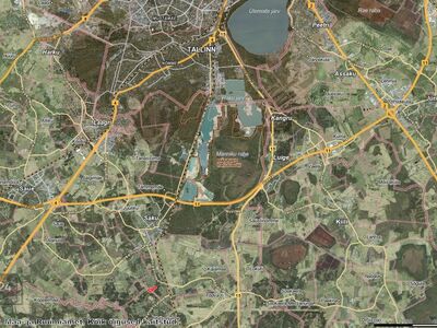 Arendatav metsaga kinnistu Sakus