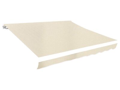 vidaXL varikatuse riie kreemjasvalge 3 x 2,5 m (ilma raamita)
