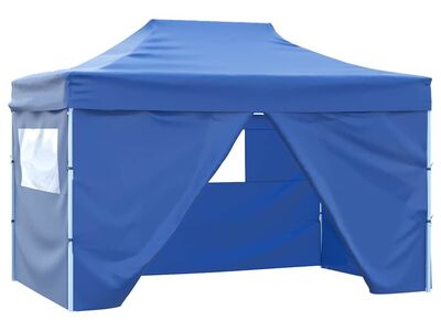 vidaXL kokkupandav pop-up telk 4 külgseinaga, 3 x 4,5 m, sinine
