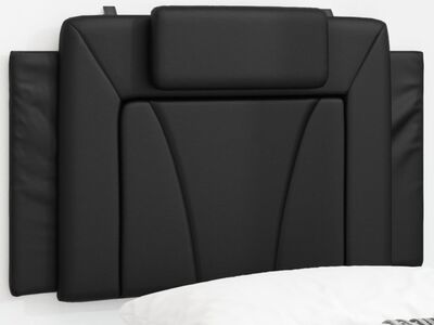 vidaXL voodipeatsi padi Viana, must, 90 cm, kunstnahk