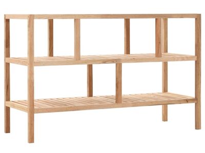 vidaXL vannitoariiul tugevast pähklipuidust 100 x 40 x 65 cm