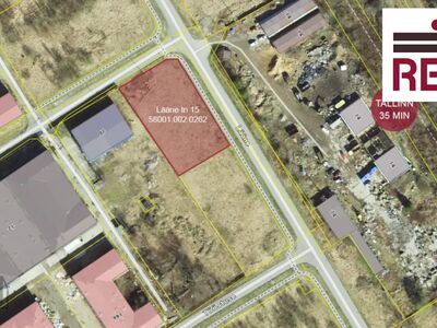 Müüa detailplaneeringuga kinnistud Paldiski Tehnopargis