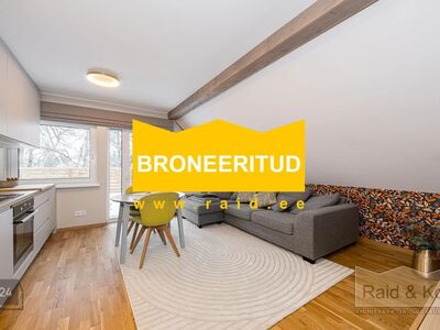 VÄRSKELT VALMINUD MÖBLEERITUD KORTER LINNA SÜDAMES!