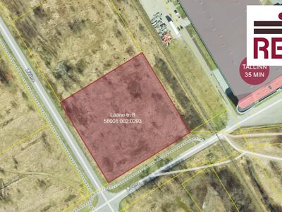Müüa detailplaneeringuga kinnistud Paldiski Tehnopargis