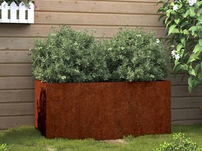 vidaXL taimekast, 62x30x29 cm, Corten teras