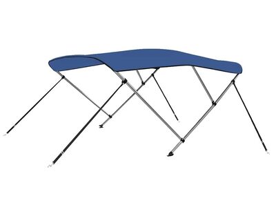 vidaXL 3 kaarega kaatri varikatus, sinine 183x180x137 cm