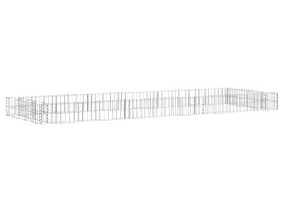 vidaXL gabioon-taimelava, tsingitud teras, 300 x 100 x 20 cm