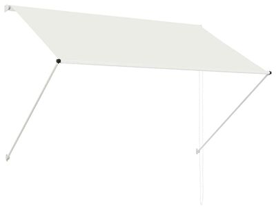 vidaXL sissetõmmatav varikatus, 200 x 150 cm, kreemjasvalge