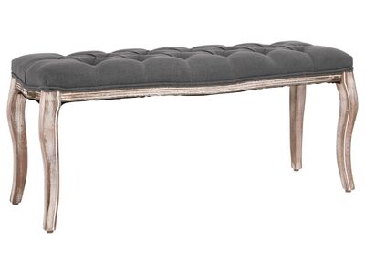 vidaXL pink, linane, toekas puit, 110 x 38 x 48 cm, tumehall