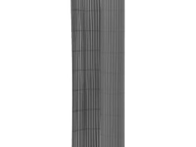 vidaXL kahepoolne piirdeaed 110 x 500 cm, hall