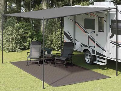vidaXL telgimatt 250 x 400 cm antratsiithall