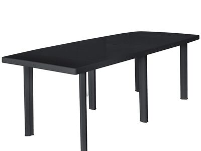 vidaXL aialaud antratsiit, 216 x 90 x 72 cm plastist