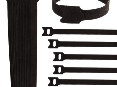 Velcro kaabli korraldaja 210mm x 12mm – komplektis 10