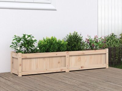 vidaXL aia taimekast, 150 x 31 x 31 cm, männipuit