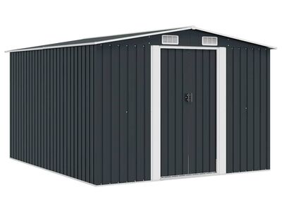 vidaXL aiakuur 257 x 298 x 178 cm metallist, antratsiithall