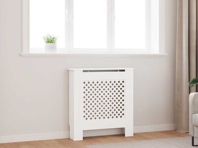 vidaXL MDF radiaatorikate, valge, 78 cm