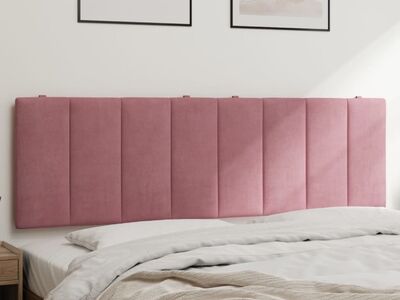 vidaXL voodipeatsi padi Hanko, roosa, 160 cm, samet
