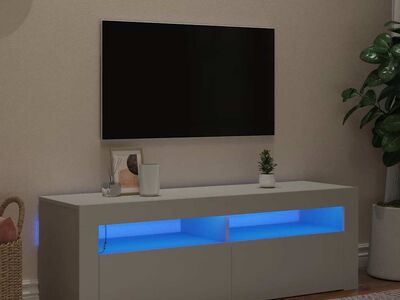 vidaXL telerialus LED-tuledega, valge, 120 x 35 x 40 cm