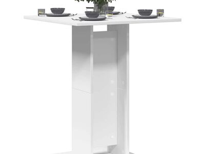 vidaXL bistroolaud, valge, 60 x 60 x 75 cm puitlaastplaat