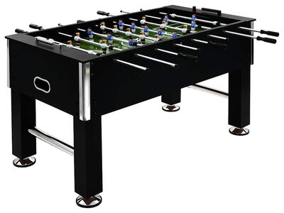 vidaXL lauajalgpalli laud, teras, 60 kg, 140 x 74,5 x 87,5 cm, must
