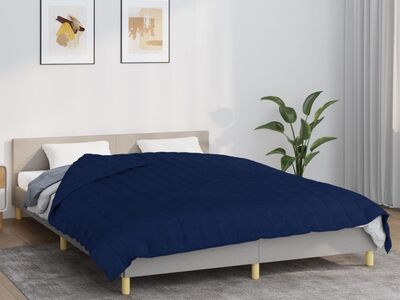 vidaXL raskustekk sinine 200x200 cm 13 kg kangas