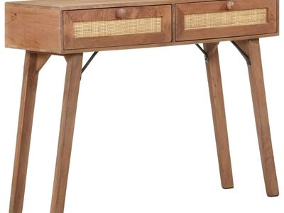 vidaXL konsoollaud, 100 x 35 x 76 cm, toekas mangopuit