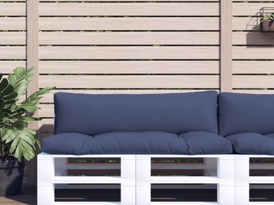 vidaXL euroaluse istmepadjad 2 tk, tumesinine, oxford kangas
