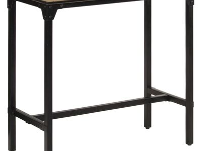 vidaXL baarilaud, 110 x 55 x 107 cm, töötlemata mangopuit