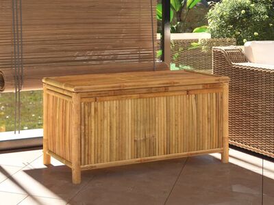 vidaXL aia hoiukast, 110 x 52 x 55 cm, bambus