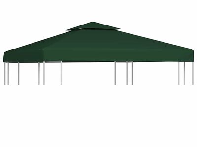 vidaXL varikatuse asenduskate 310 g / m², roheline, 3 x 3 m