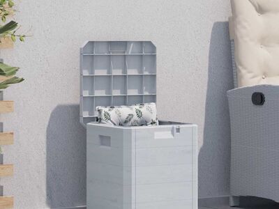 vidaXL aia hoiukast 90 l, helehall