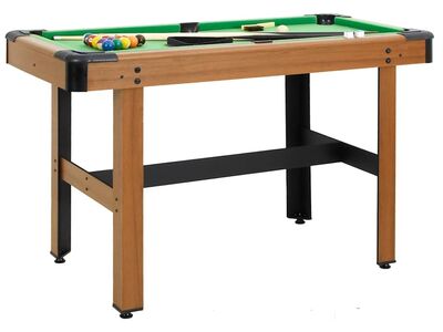 vidaXL piljardilaud 122 x 61 x 76 cm, pruun