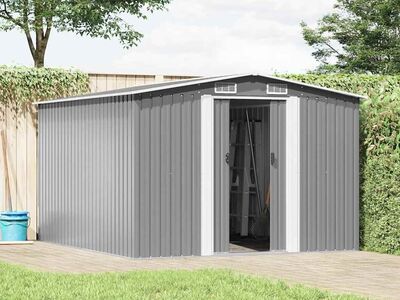 vidaXL aiakuur 257 x 298 x 178 cm metallist, hall