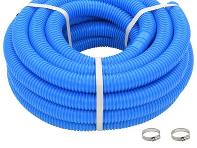 vidaXL basseinivoolik klambritega 38 mm 12 m sinine