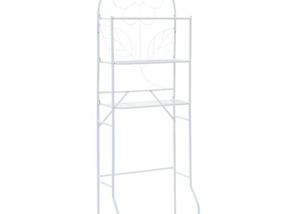 vidaXL tualettpoti riiul, valge 60 x 33 x 174 cm