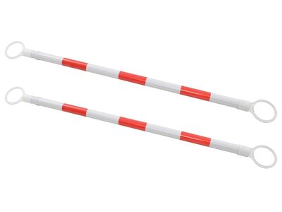 vidaXL sissetõmmatavad liikluskoonuse latid 2 tk plast 116-197 cm
