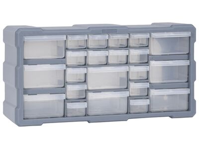 vidaXL mitme sahtliga organiseerija 22 sahtliga 49 x 16 x 25,5 cm