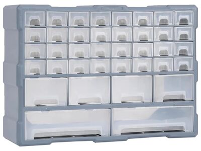 vidaXL mitme sahtliga organiseerija 38 sahtliga 52 x 16 x 37,5 cm