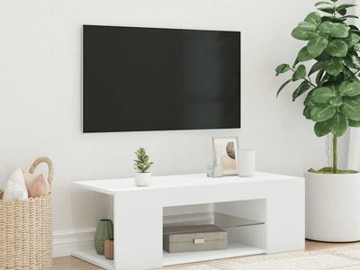 vidaXL telerialus LED-tuledega, valge, 90 x 39 x 30 cm