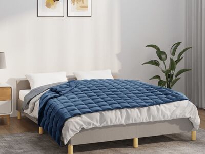 vidaXL raskustekk sinine 150x200 cm 7 kg kangas