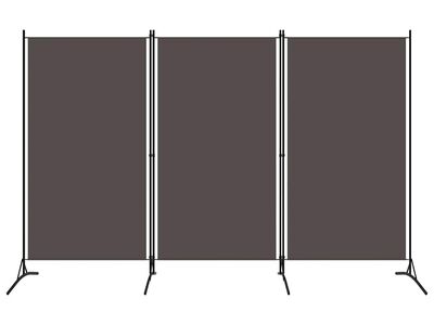vidaXL 3 paneeliga ruumijagaja, antratsiithall, 260 x 180 cm