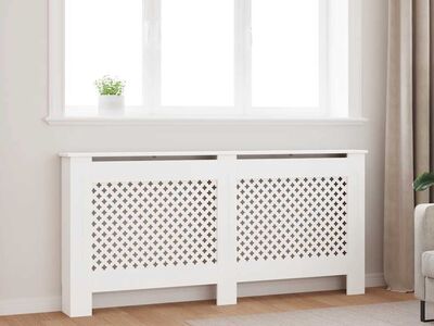 vidaXL radiaatorikate valge 172 x 19 x 81,5 cm, MDF