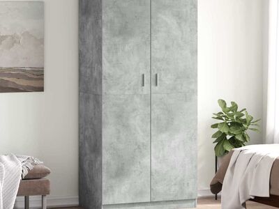 vidaXL garderoob betoonhall 90 x 52 x 200 cm tehispuit