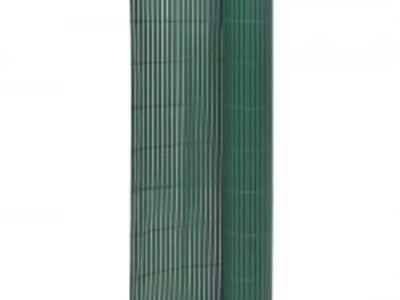 vidaXL kahepoolne piirdeaed 90 x 400 cm, roheline