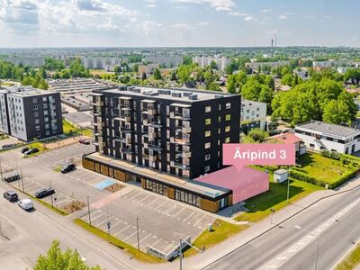 Kaasaegne vitriinakendega äripind Tartu Annelinnas