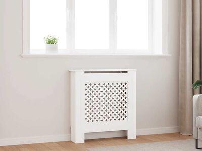 vidaXL MDF radiaatorikate, valge, 78 cm