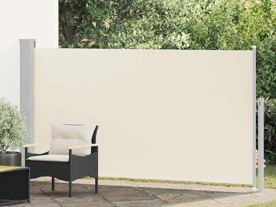 vidaXL terrassi külgsein, 160 x 300 cm, kreemjas
